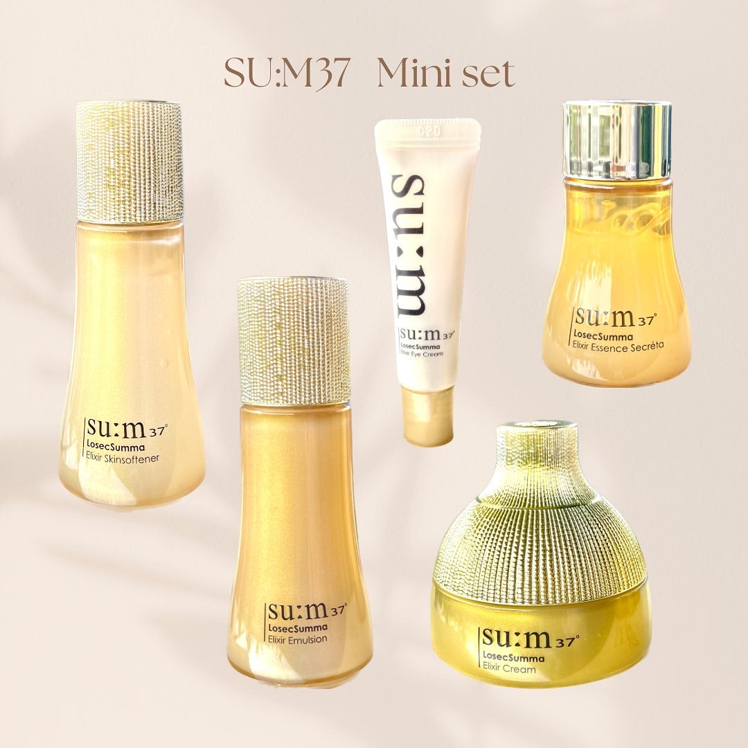 SUM37 SU:M LosecSumma Elixir Special 5pcs special gift kit sample travel kit