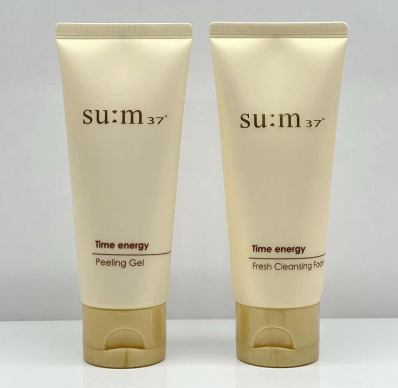 Su:m37 Time energy Peeling Gel 100ml + Cleansing foam 100ml set