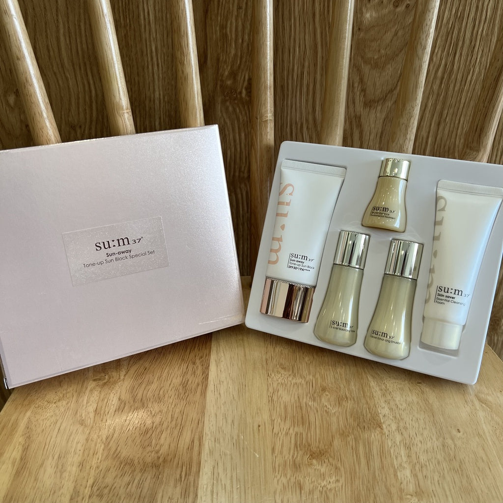 Su:m37 Sun-away Tone-up Sun Block set SPF 50+/PA++++