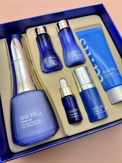 SU:M37 – Water-full Timeless Water Gel Eye Lifting Essence Set