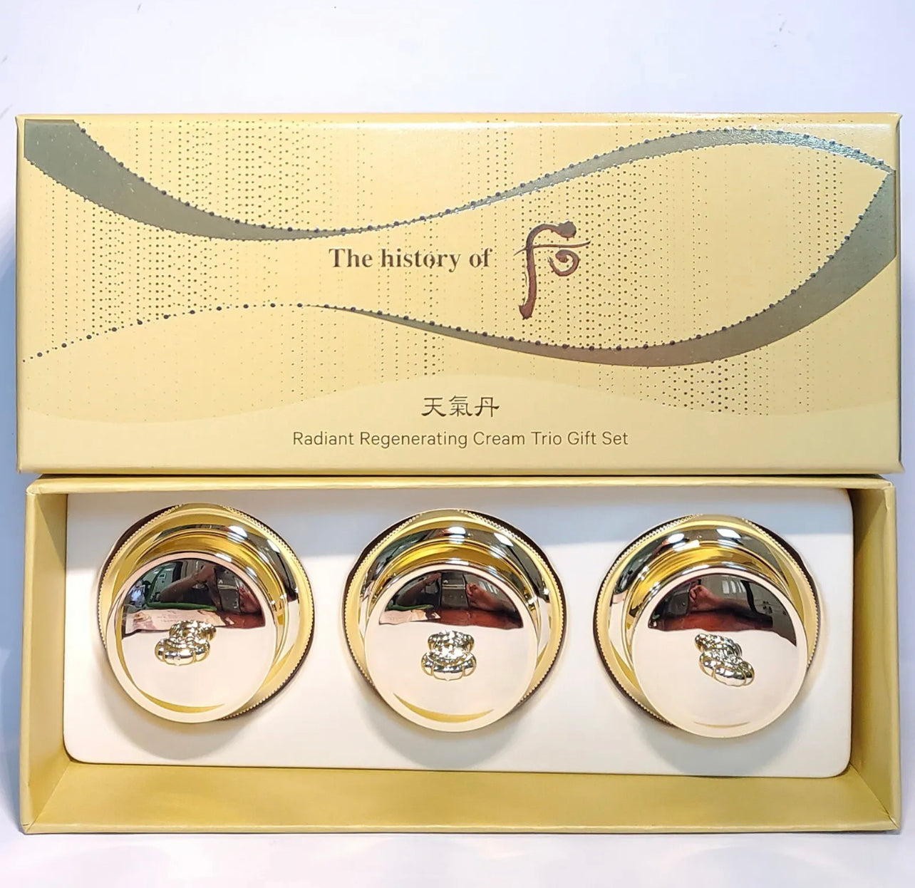 The History Of Whoo Cheongidan Radiant Regenerating Cream Trio Gift set 10 ml x 3 jars