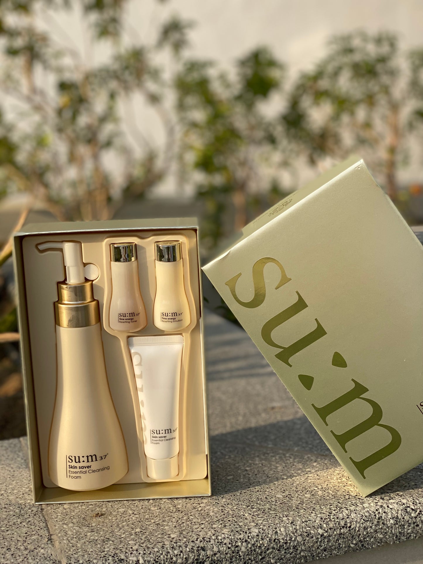su:m37˚ Skin Saver Essential Cleansing Foam special set