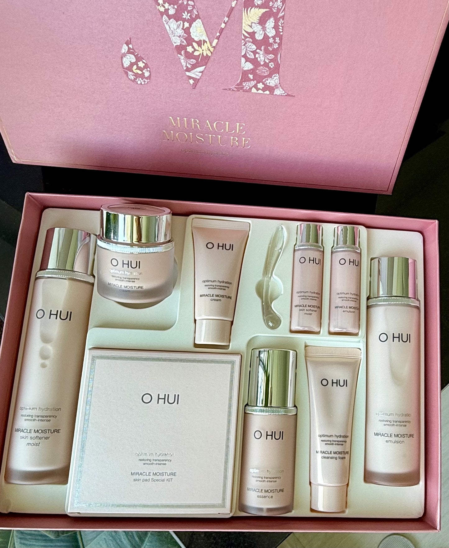 OHUI Korean premium Miracle Moisture optimum hydration set with ceramids