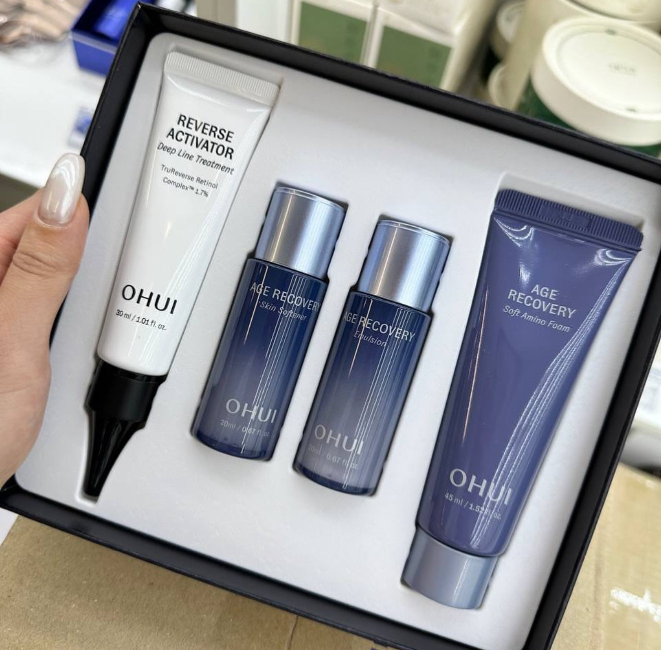 OHUI Reverse Activator Deep Line Treatment Special Set