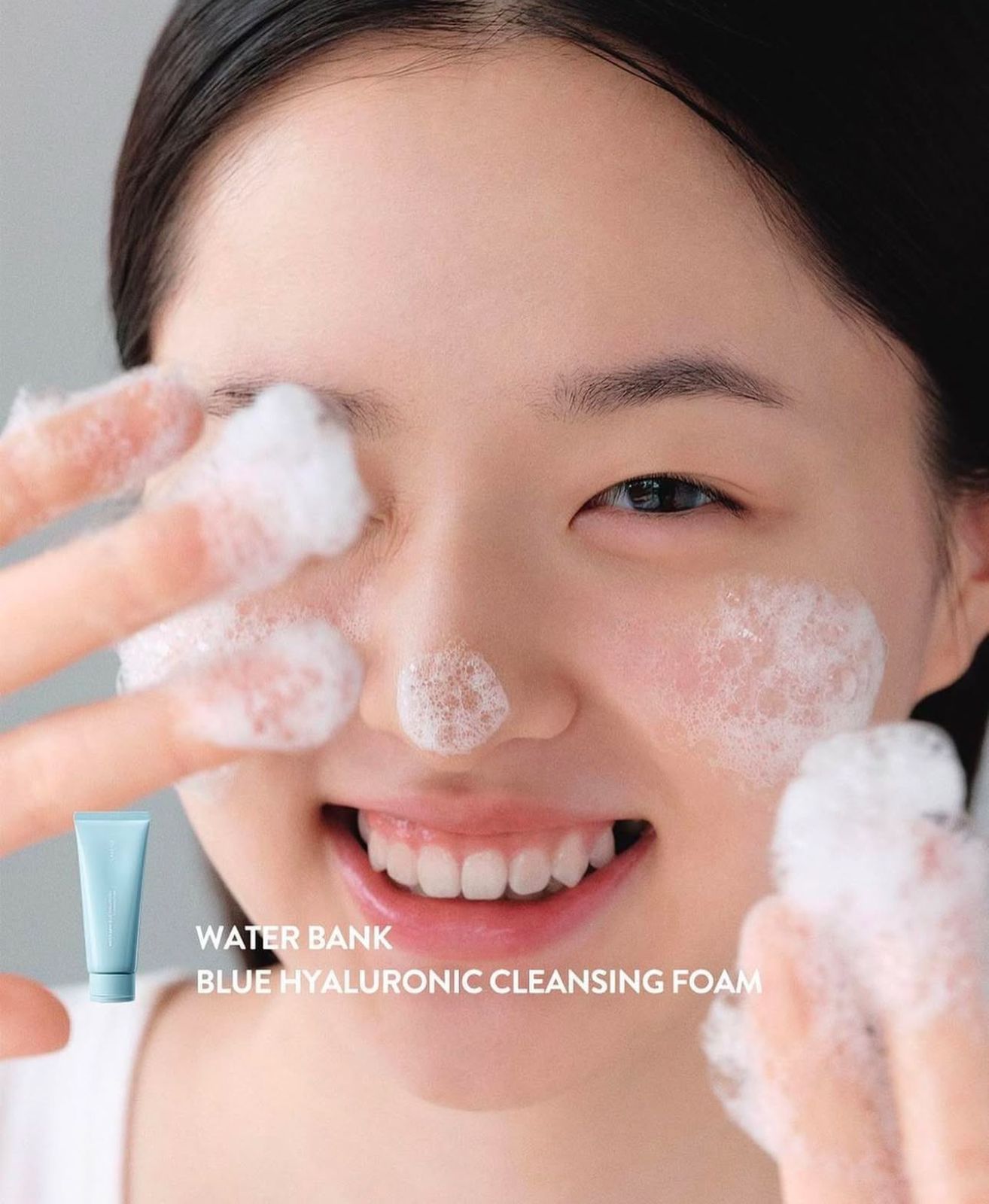 Laneige Water Bank Blue Hyaluronic Cleansing Foam 30g