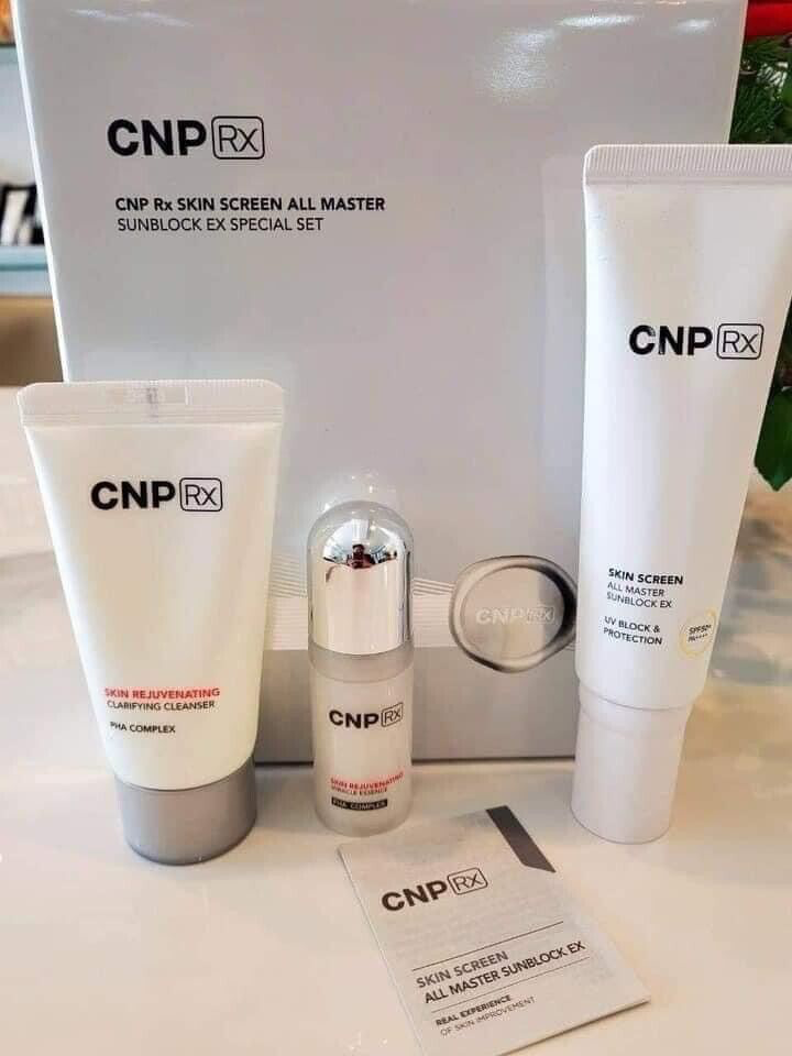 CNP Skin Screen All Master Sunblock EX SPF50+ PA++++ 50ml set