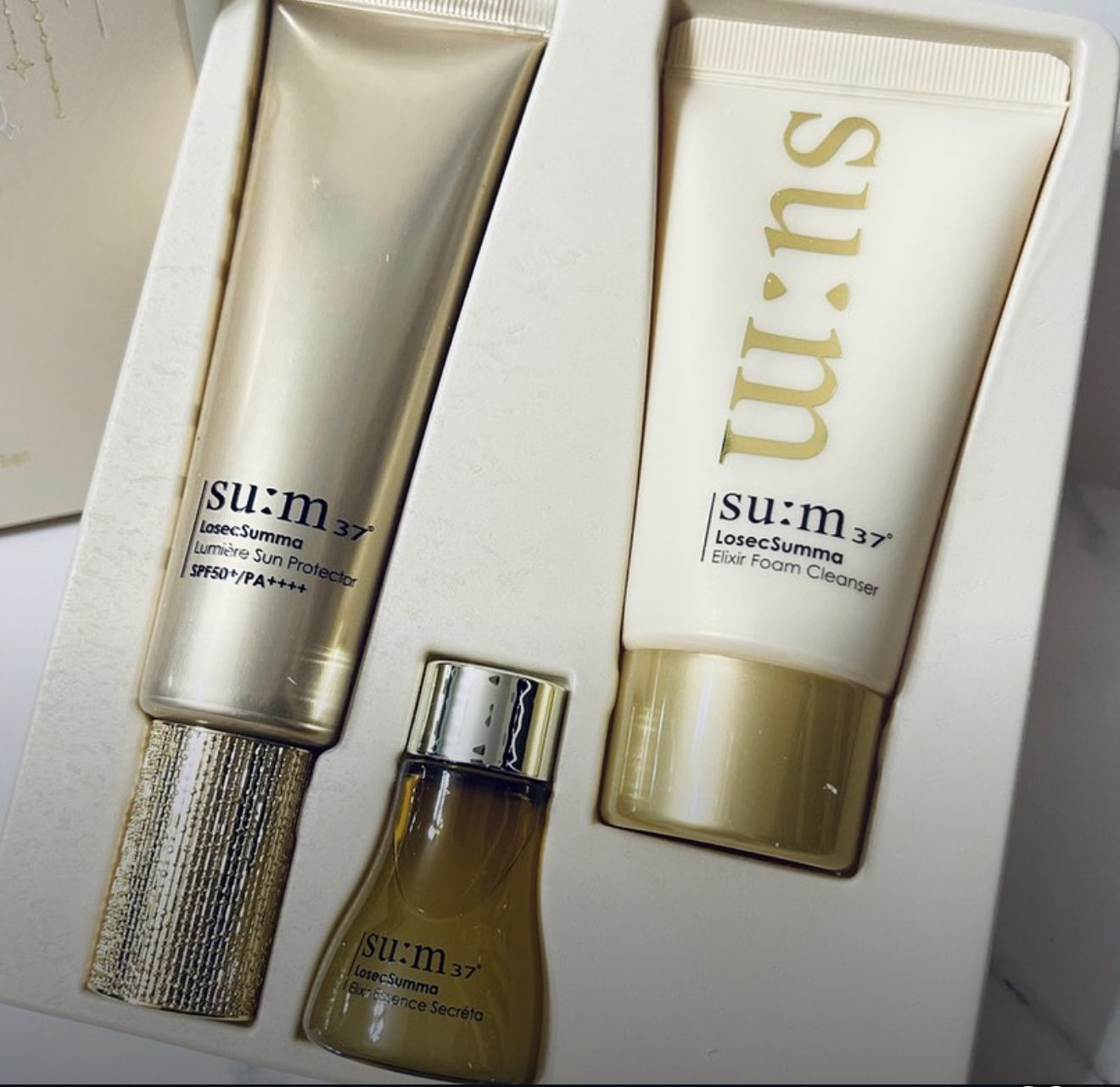 SU:M37 LosecSumma Lumiere Sun Protector Special Set 3 Items Anti Aging