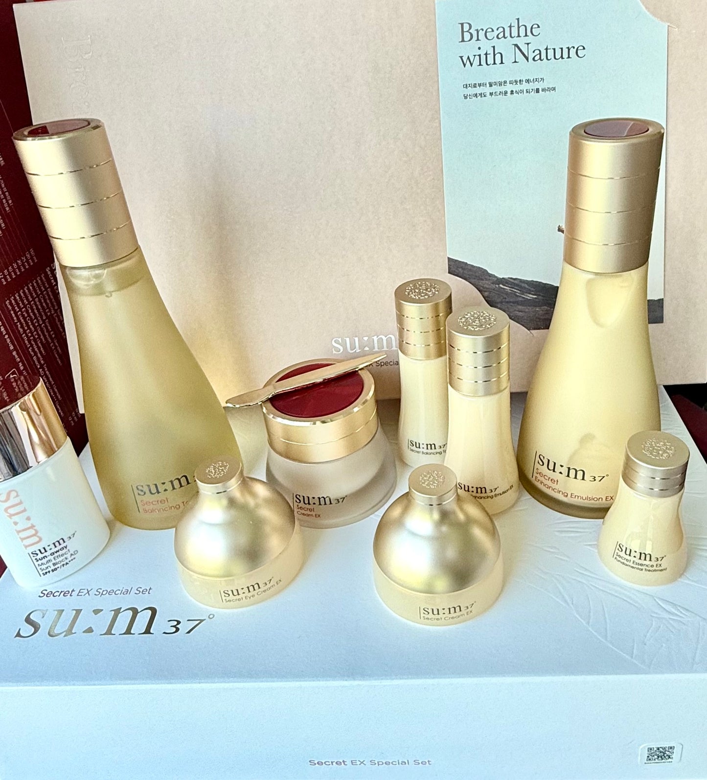 Su:m 37 secret ex special set for young skin with first sings of aging