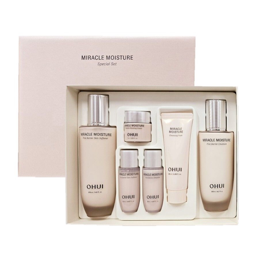 OHUI Miracle Moisture 2pcs Special Set (hydration / anti-wrinkle/ ceramides)