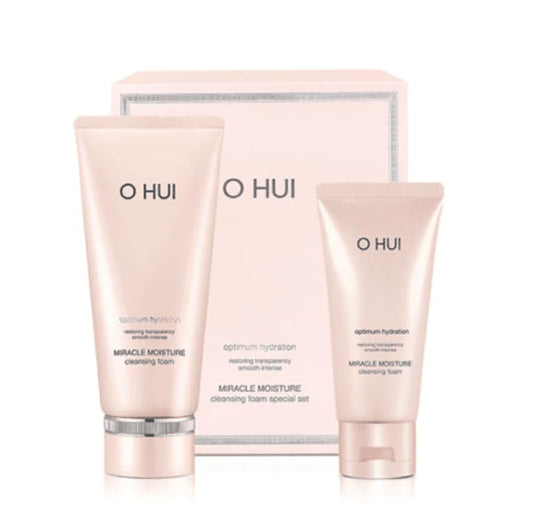 OHUI Miracle Moisture Cleansing Foam Special Set 200 ml+ 100ml