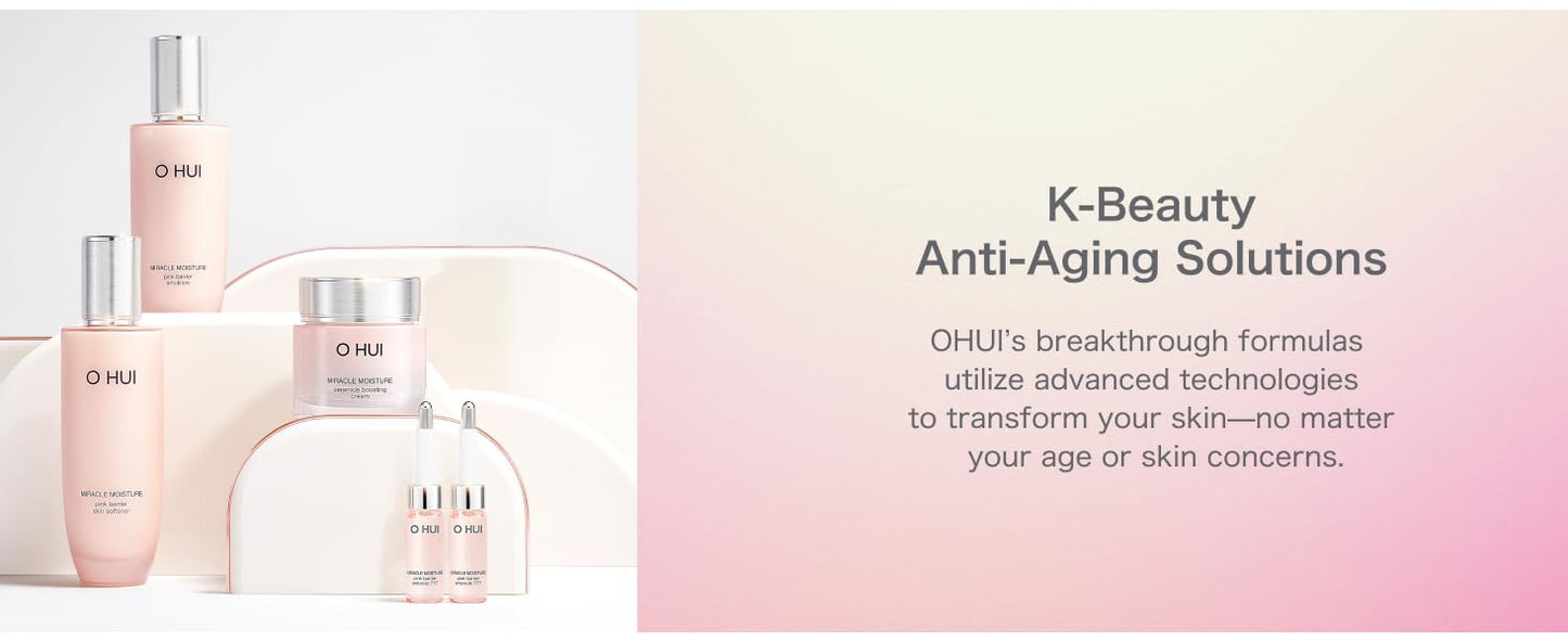 OHUI Korean premium Miracle Moisture optimum hydration set with ceramids