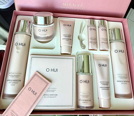 OHUI Korean premium Miracle Moisture optimum hydration set with ceramids