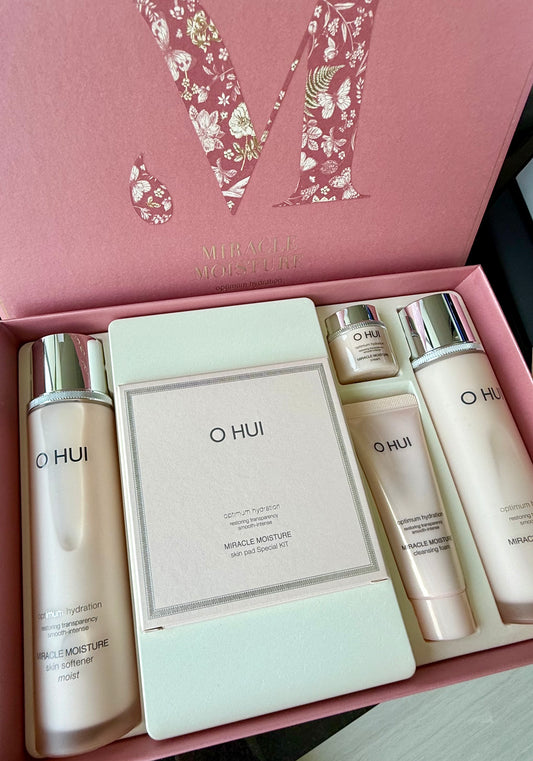 OHUI Korean premium Miracle Moisture optimum hydration set with ceramids