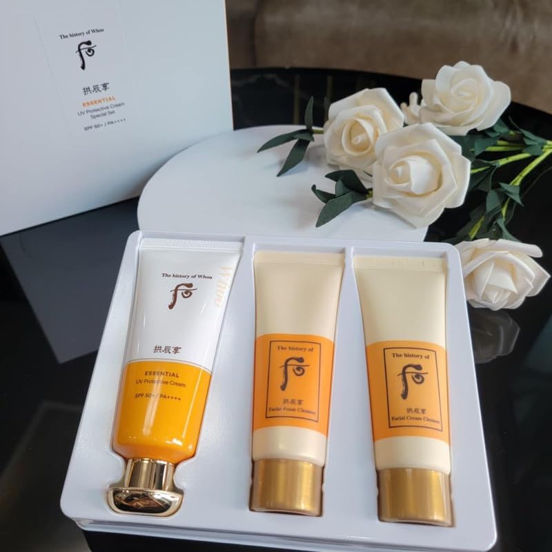 The History of Whoo  Essential UV Protective Cream Special Set SPF 50+/PA++++
