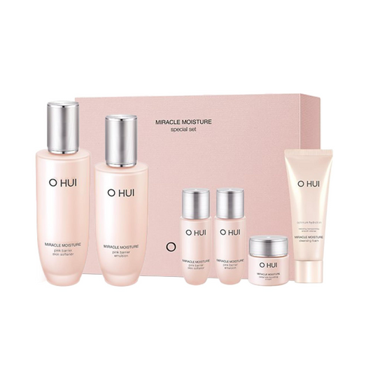 OHUI Miracle Moisture 2pcs Special Set (hydration / anti-wrinkle/ ceramides)
