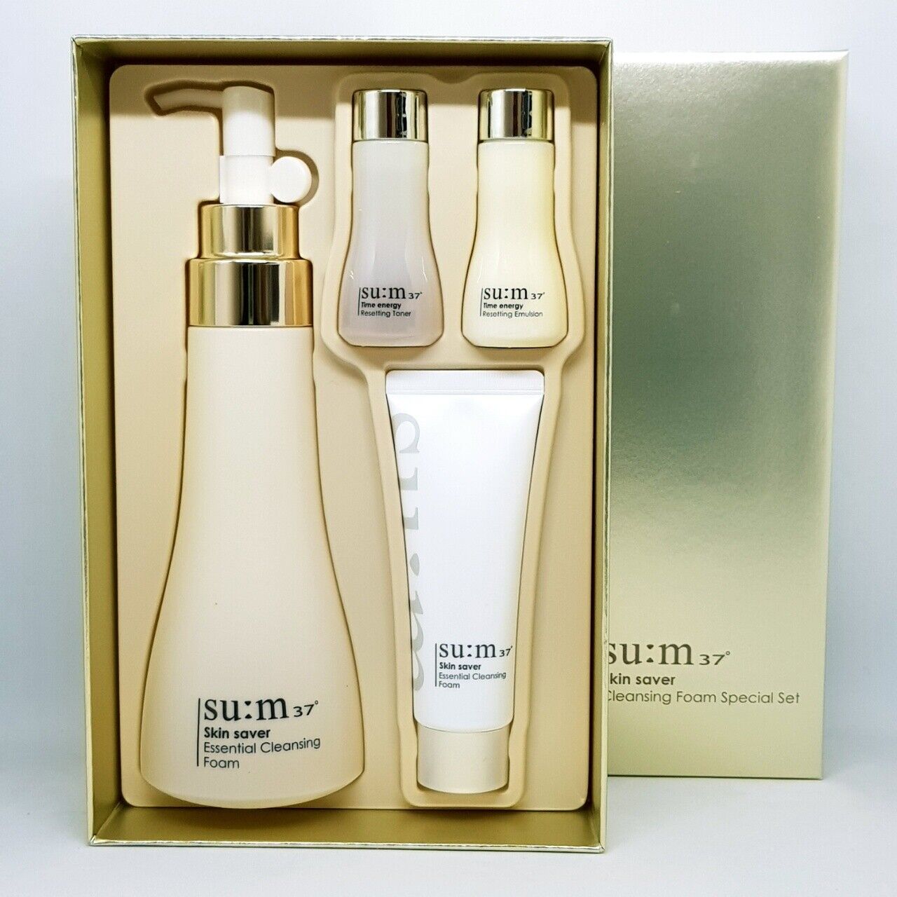 su:m37˚ Skin Saver Essential Cleansing Foam special set